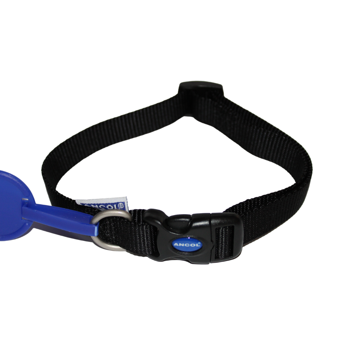 Ancol Heritage Nylon Dog Collar Black