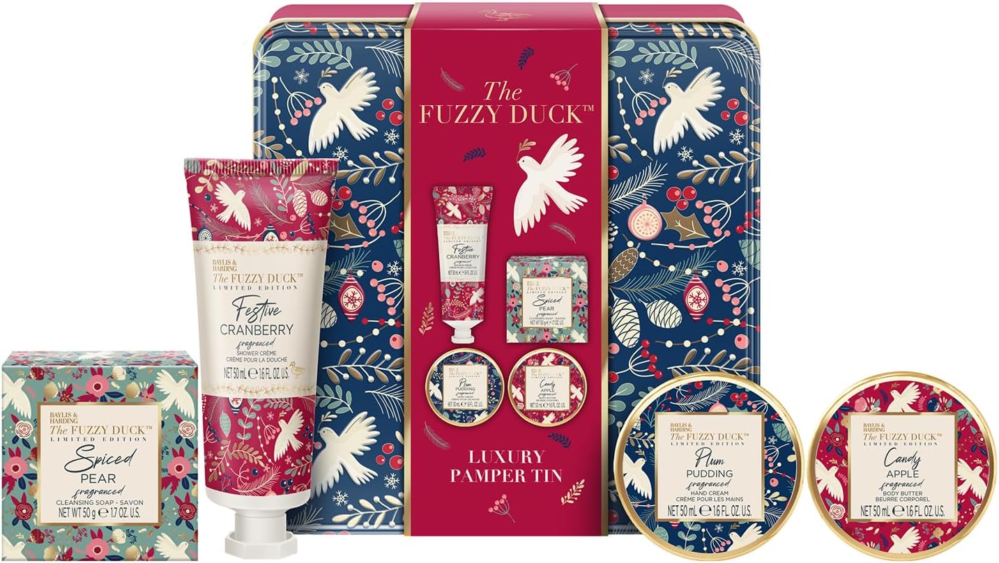 Baylis & Harding The Fuzzy Duck Winter Wonderland Luxury Pamper Tin Gift Set - Vegan Friendly