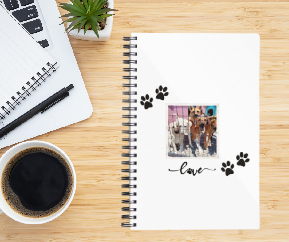 Dog Desk Notebook Freddie Albert William Poppy & Friends