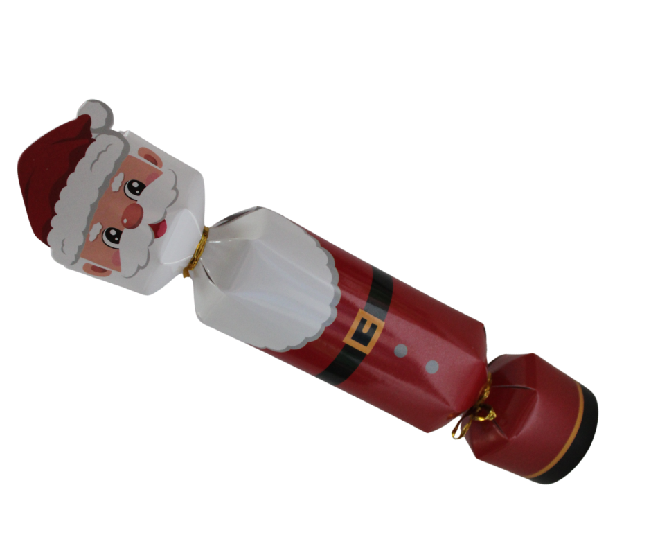 Dog Christmas Crackers – 3 Sausage Dog Treats (No Snaps) Santa