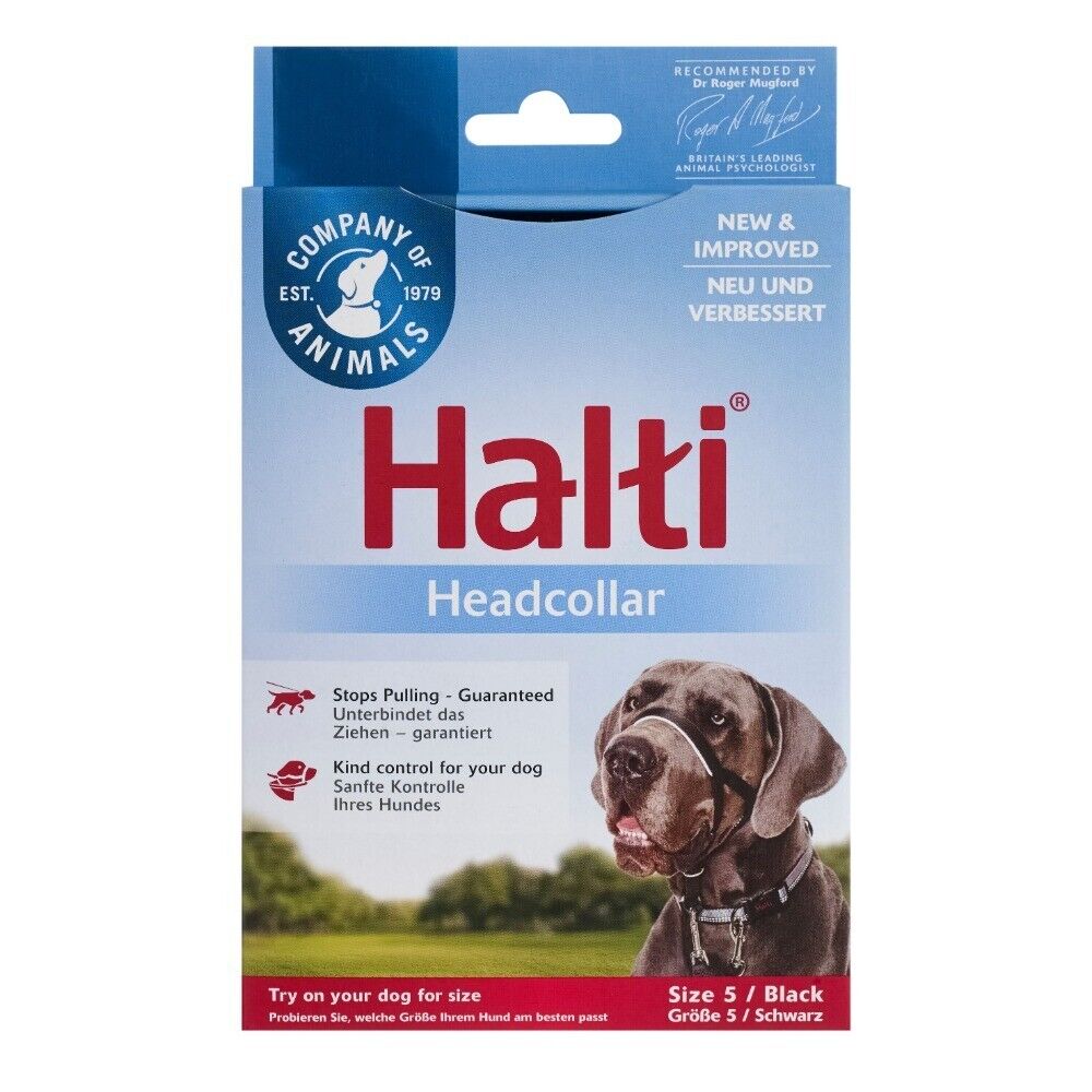 CoA Halti Headcollar Dog Gentle Non Pull Training Walking Collar