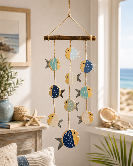 Wooden Fish Mobile