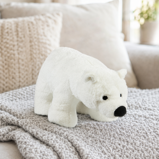 Snow Mates Perdita Polar Bear Small Dog Toy