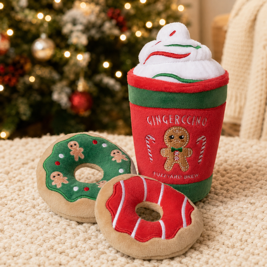 Gingerccino & Donuts Dog Toy