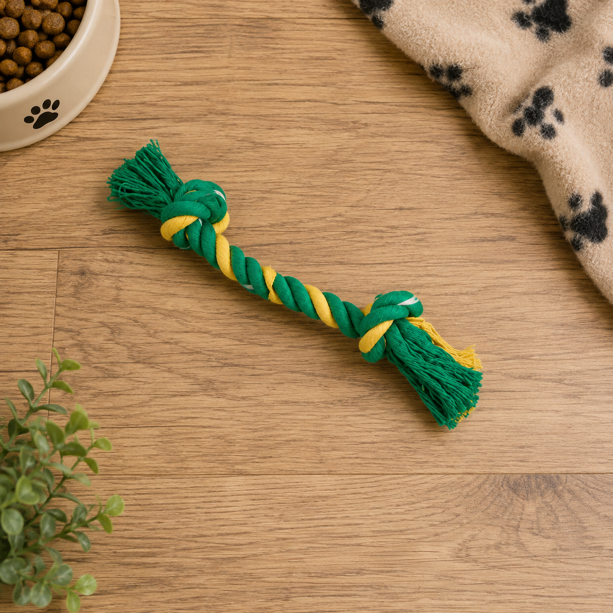 Rope Tugger Dog Toy Extra Small Green