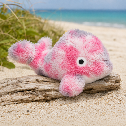 Pink Mummy Reef Whale Dog Toy