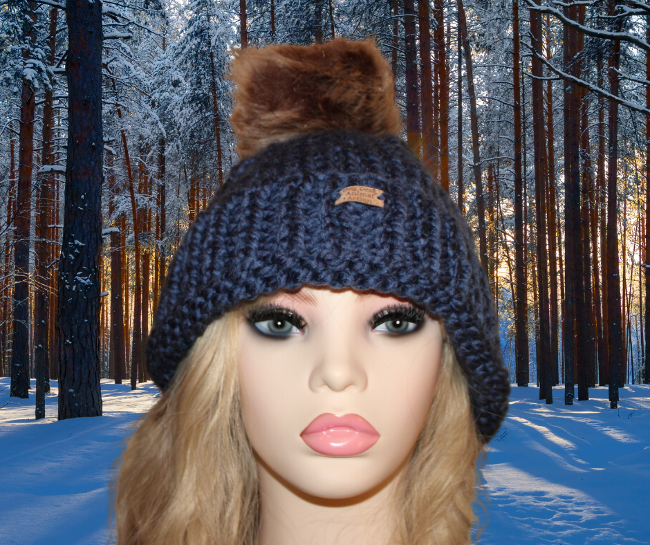 Storm Dog Desk Knits Bobble Hat
