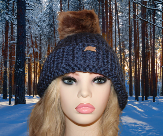 Storm Dog Desk Knits Bobble Hat