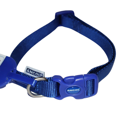Ancol Heritage Nylon Dog Collar Blue