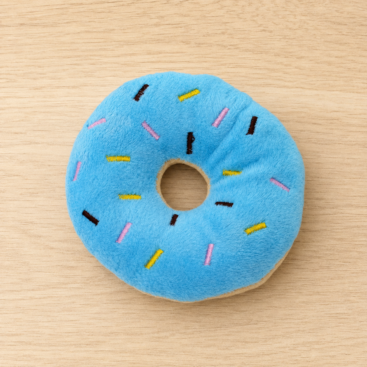 Blueberry Donut Plush & Squeaky Dog Toy