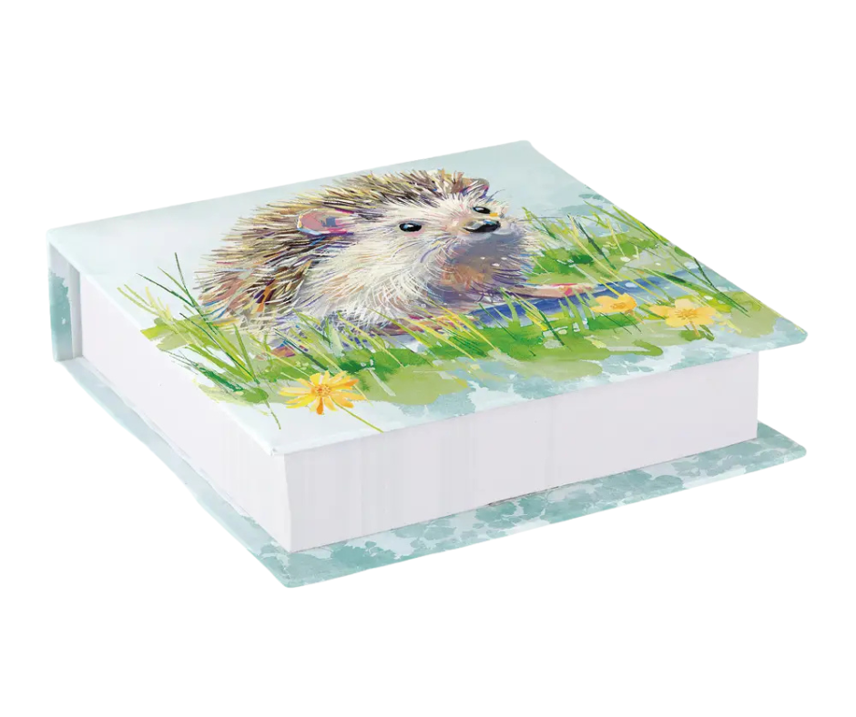 Note Block – The Wildlife  Hedgehog Meadow Desk Memo Pad