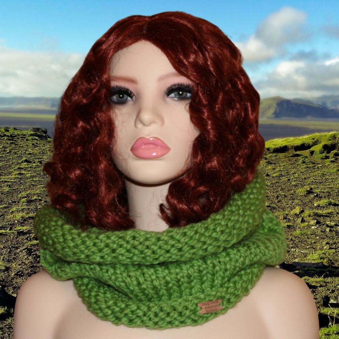 Apple Dog Desk Knits Cowl Neck Warmer