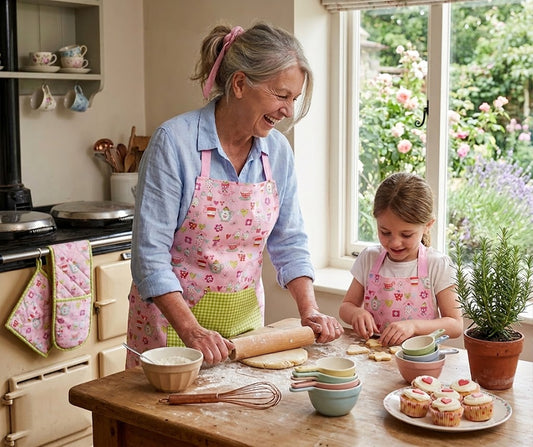 Cooksmart Adults Cotton Apron Cupcakes