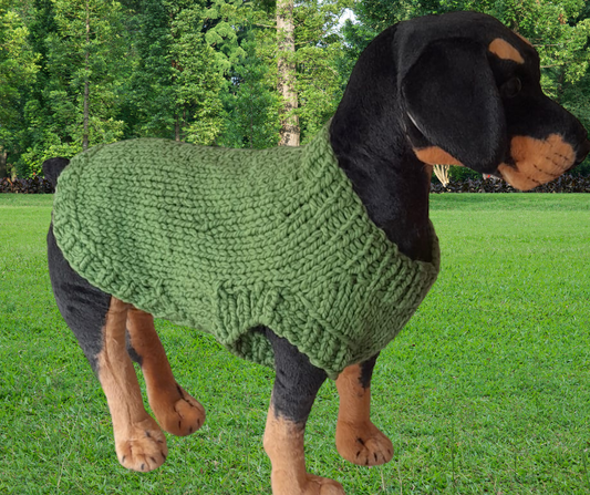 Hand Knitted Dog Desk Knits Dog Jumper