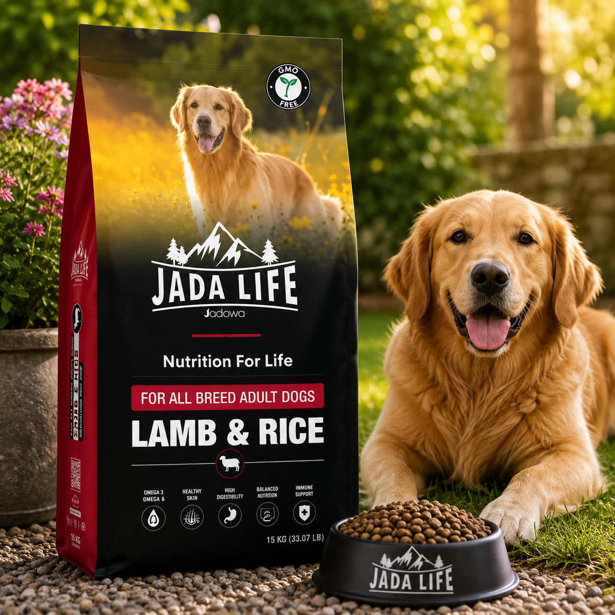 Kibble Club Donation - Jadawa Jada Life Eco Pack Lamb Meat Adult Dog Food 15 Kg