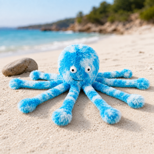 Blue Daddy Reef Octopus Dog Toy