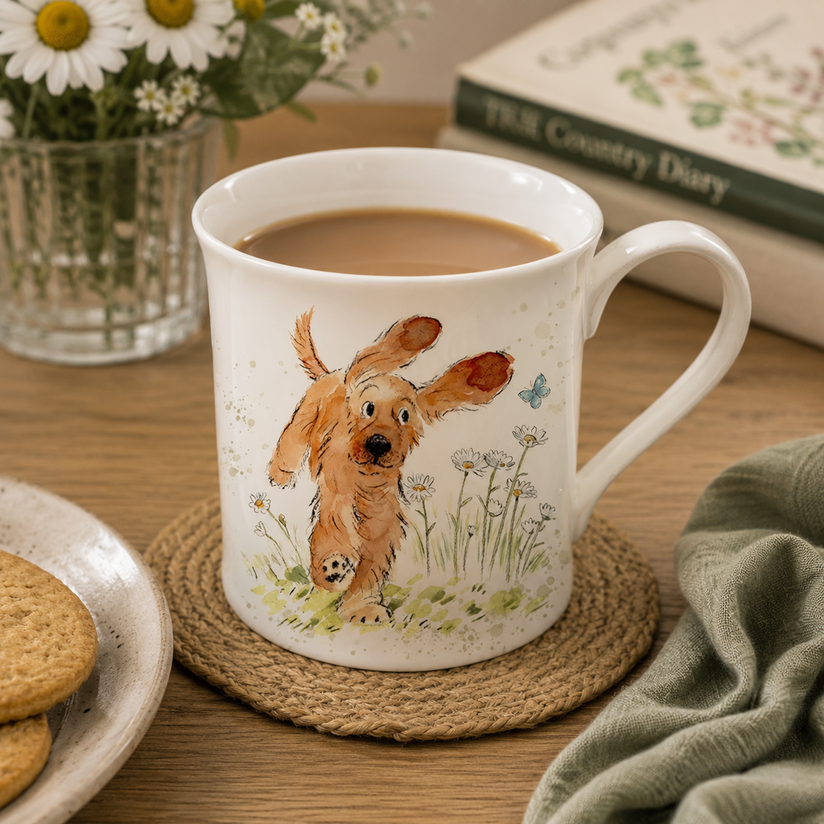 Paper Shed Cocker Spaniel Fine China Mug