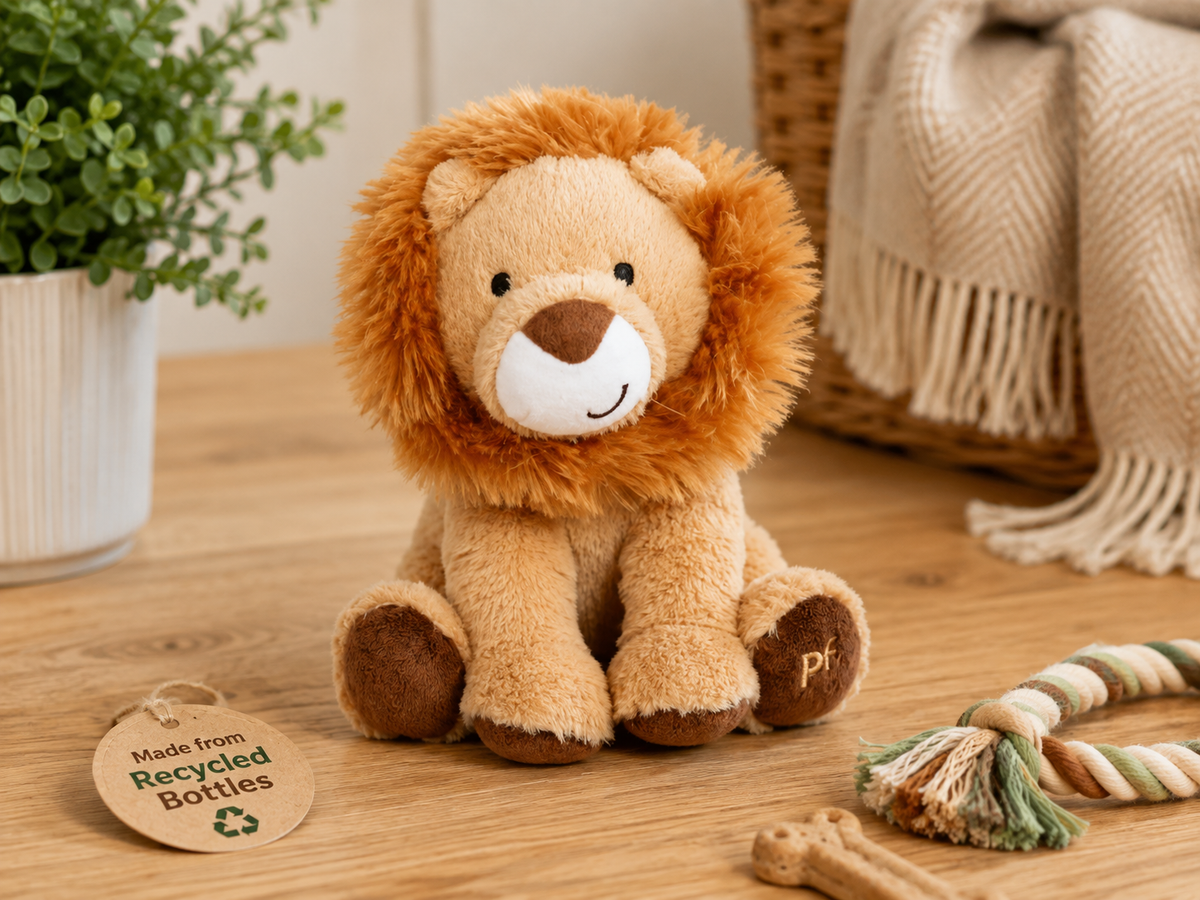 Luis Lion Plush Dog Toy