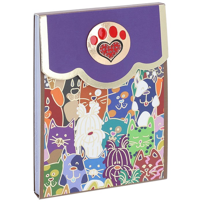 Charm Notebook Colourful Pets