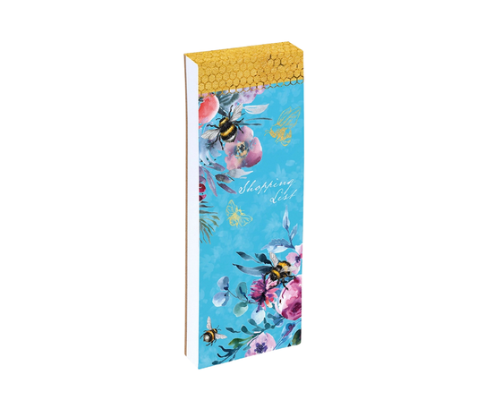Shopping List – Queen Bee Floral Bee Magnetic Notepad