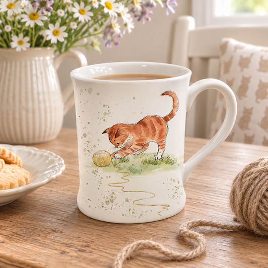Paper Shed Ginger Cat Mug