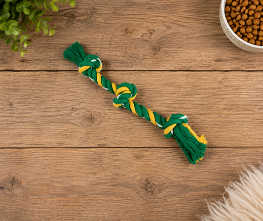 Rope Tugger Dog Toy Medium Green