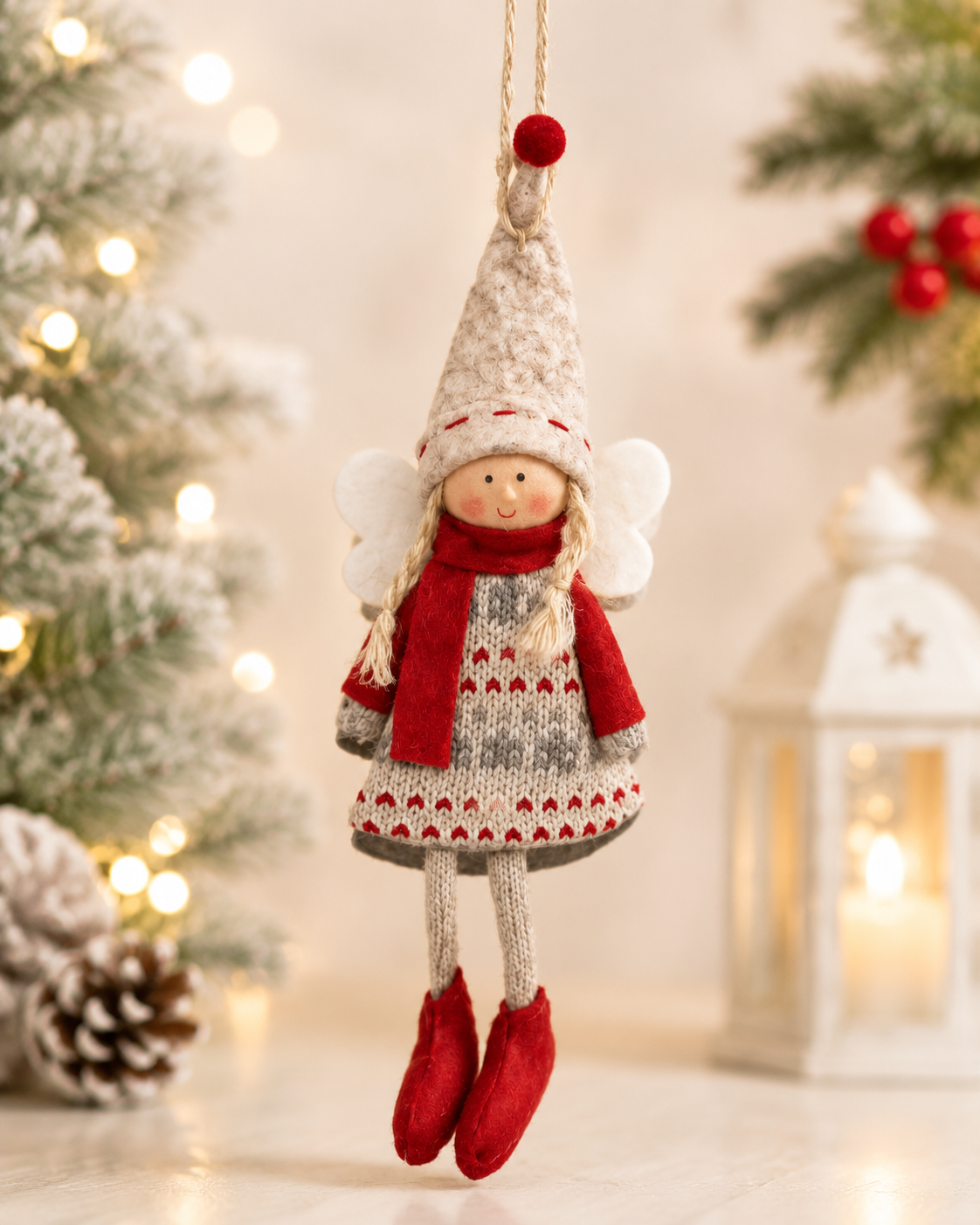 Nordic Angel Hanging Christmas Decoration