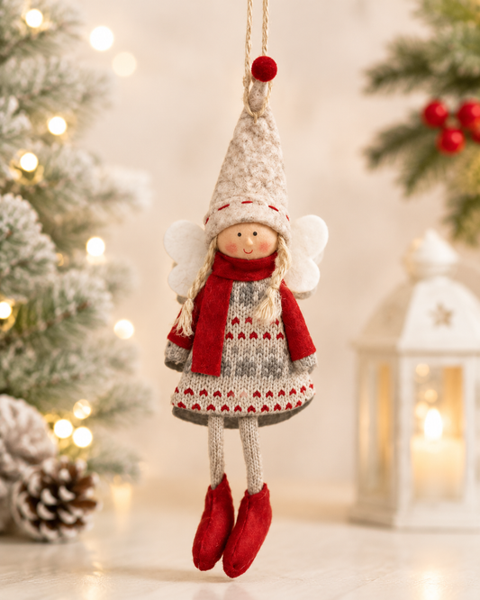 Nordic Angel Hanging Christmas Decoration