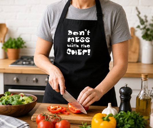 Cooksmart Adults Cotton Apron Don't Mess With The Chef