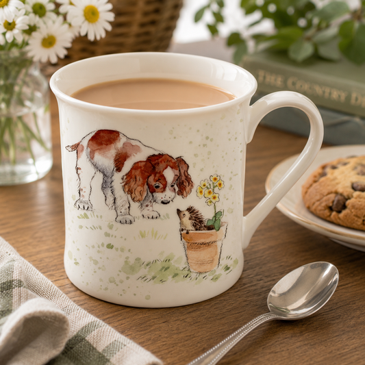 Paper Shed Springer Spaniel Fine China Mug