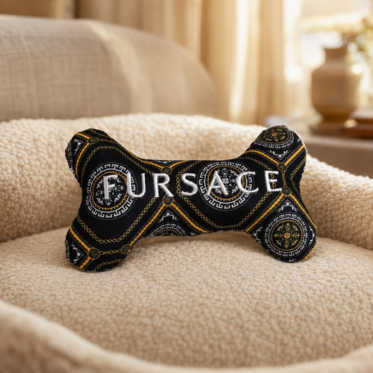 Fursace Bone Parody Plush Dog Toy