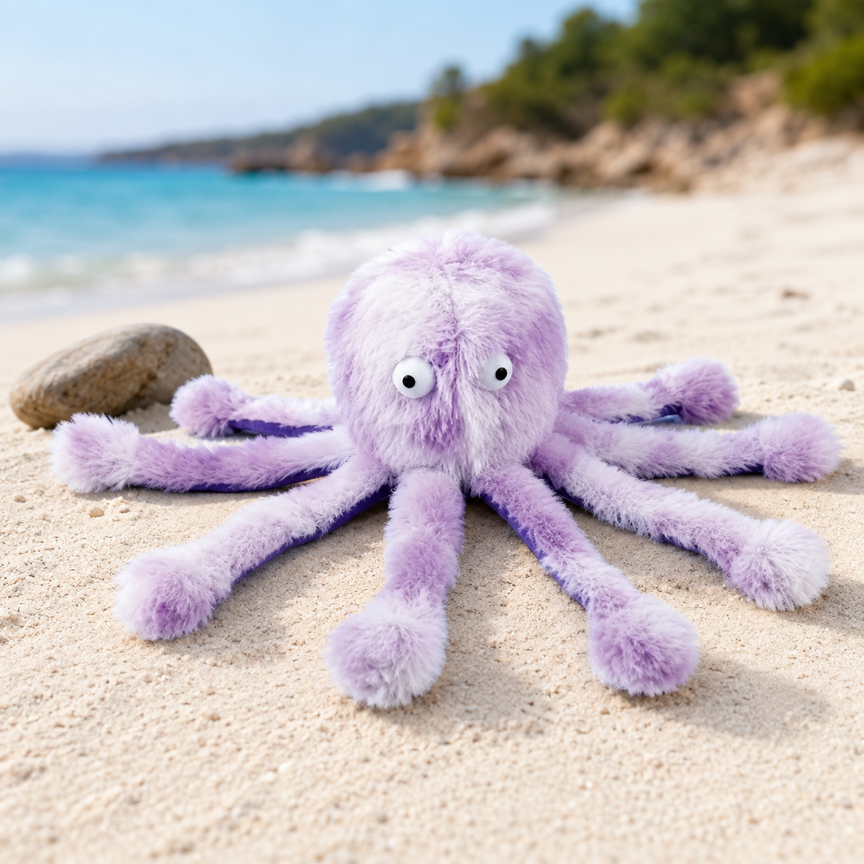 Purple Daddy Reef Octopus Dog Toy