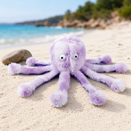 Purple Daddy Reef Octopus Dog Toy