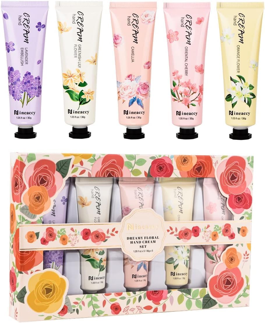 Nineaccy Vegan Hand Cream Gift Set Pack Of 5 x 30ml