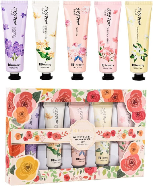 Nineaccy Vegan Hand Cream Gift Set Pack Of 5 x 30ml