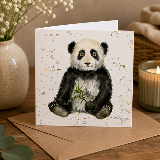 Bree Merryn, Fine Art Panda Small Card To Post