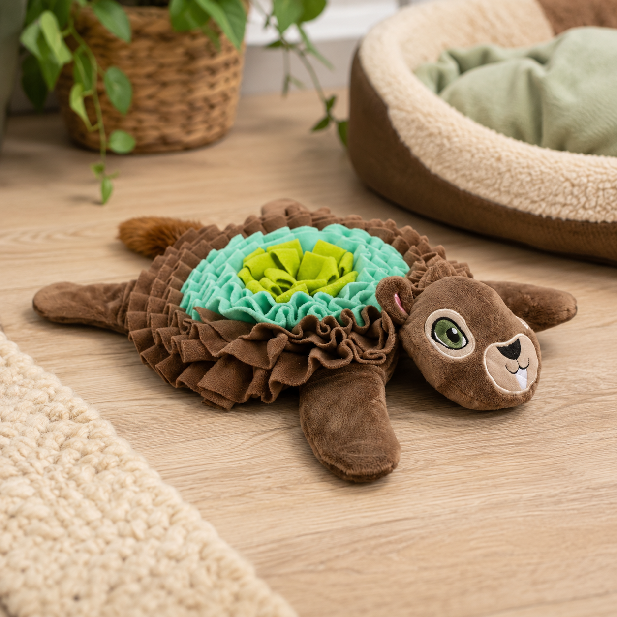 All For Paws Dig It Squirrel Treat Dog Snuffle Mat