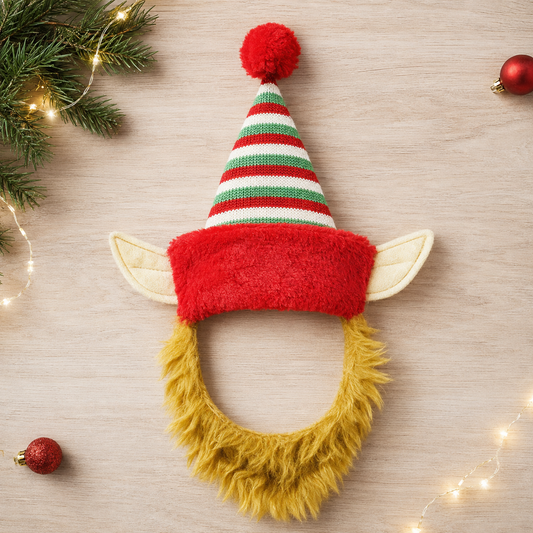 Cheeky Elf Christmas Dog Hat
