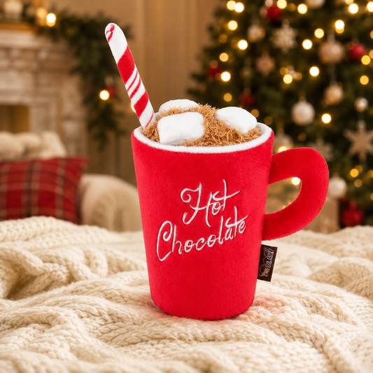 Christmas Hot Chocolate Dog Toy