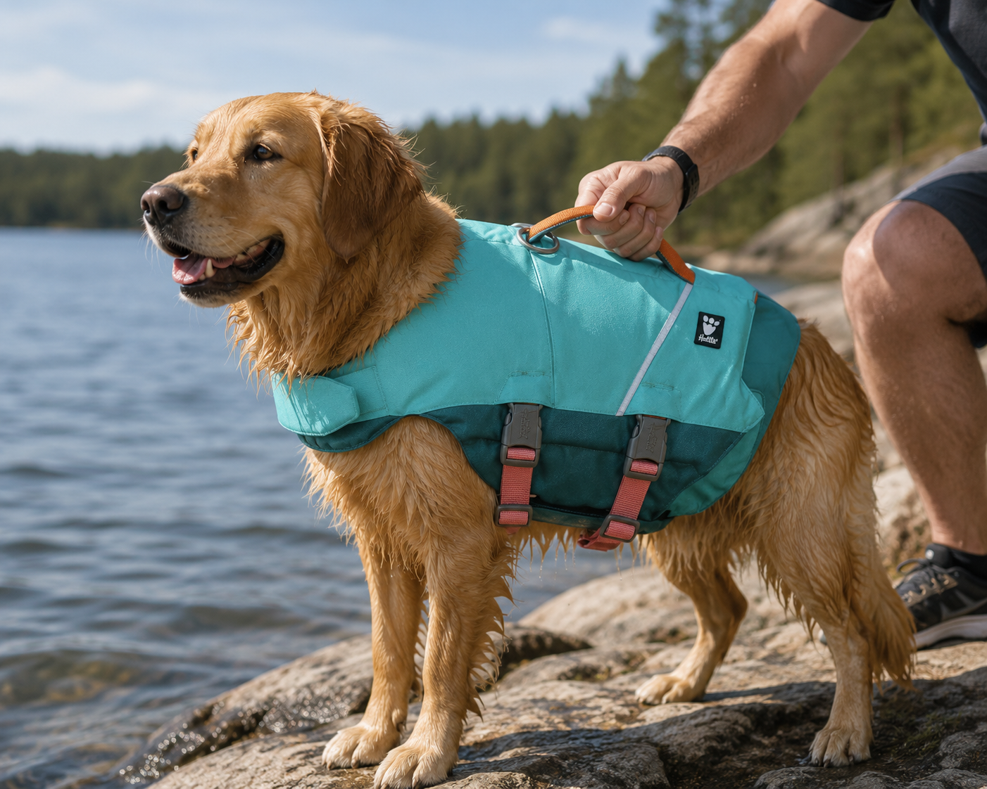 Hurtta Lifesaver Eco Dog Lifejacket Swimming Hydrotherapy Boating