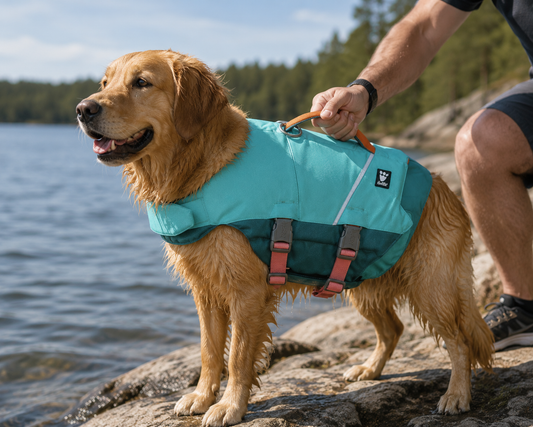 Hurtta Lifesaver Eco Dog Lifejacket Swimming Hydrotherapy Boating