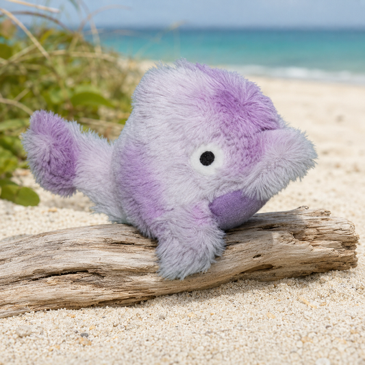 Purple Mummy Reef Whale Dog Toy