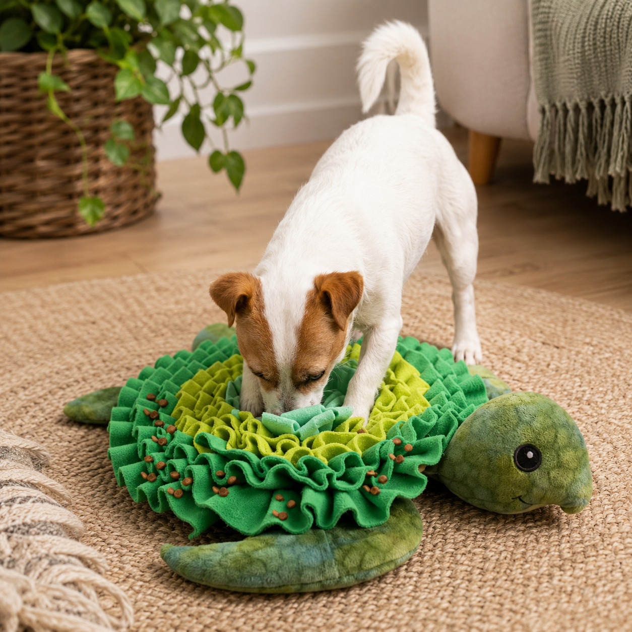 All For Paws Dig It Sea Turtle Dog Treat Snuffle Mat