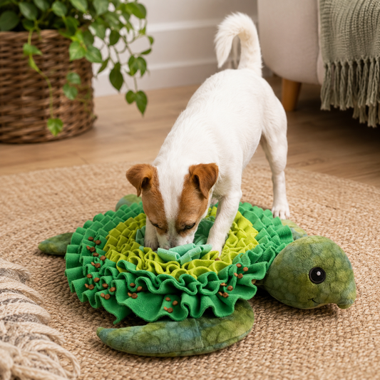 All For Paws Dig It Sea Turtle Dog Treat Snuffle Mat