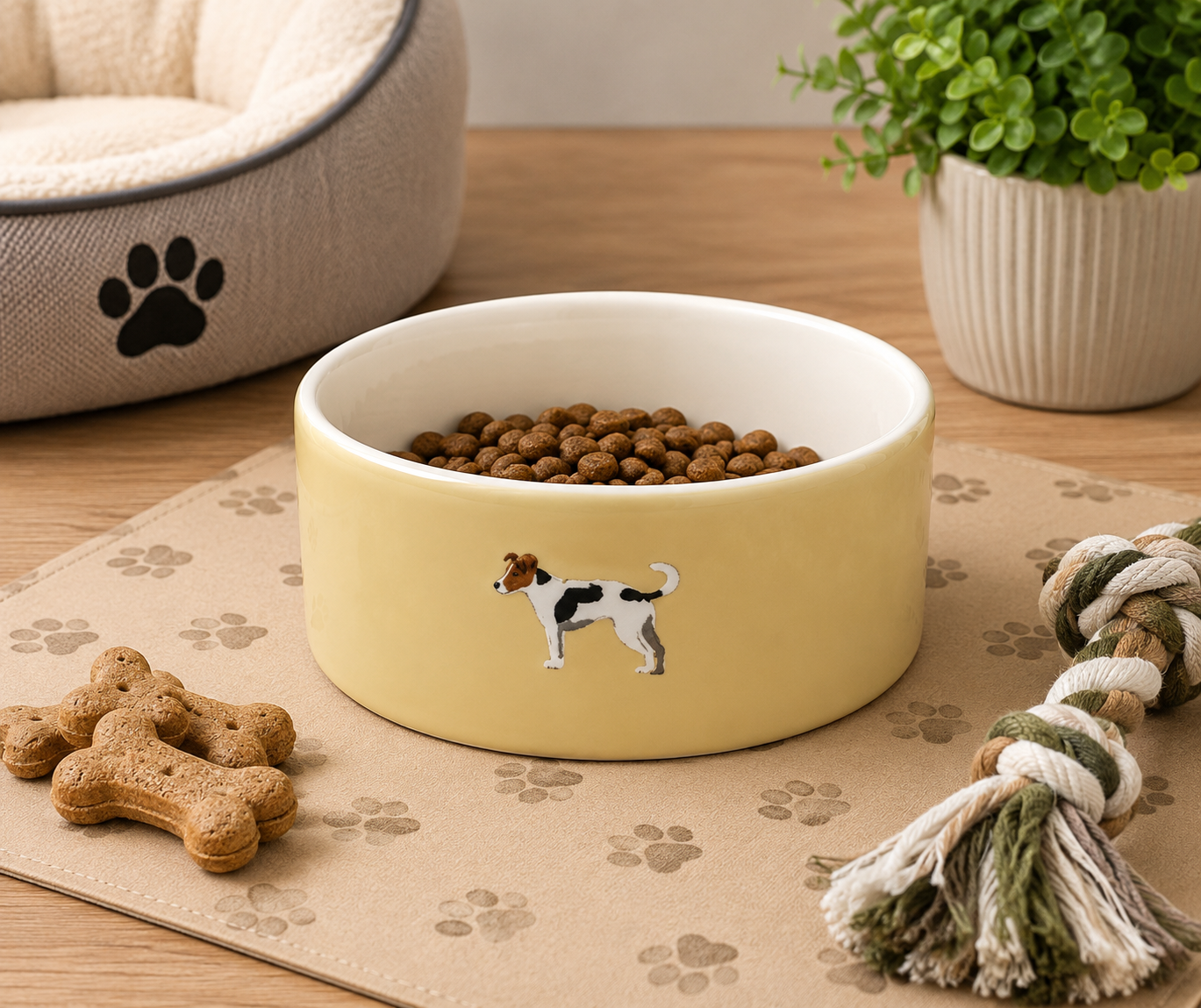 Bailey & Friends Dog Bowl Jack Russell