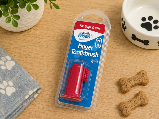 Hatchwells Dentifresh Finger Toothbrush for Dogs And Cats