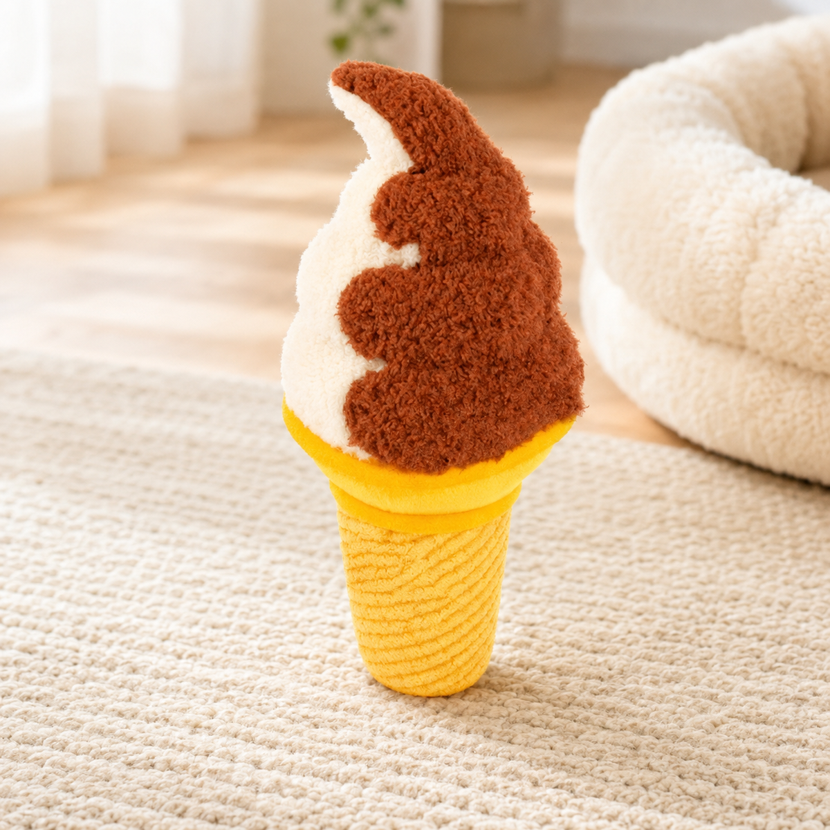 Snack Attack Soft Serve Dog Toy