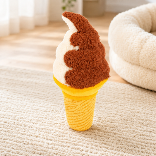 Snack Attack Soft Serve Dog Toy