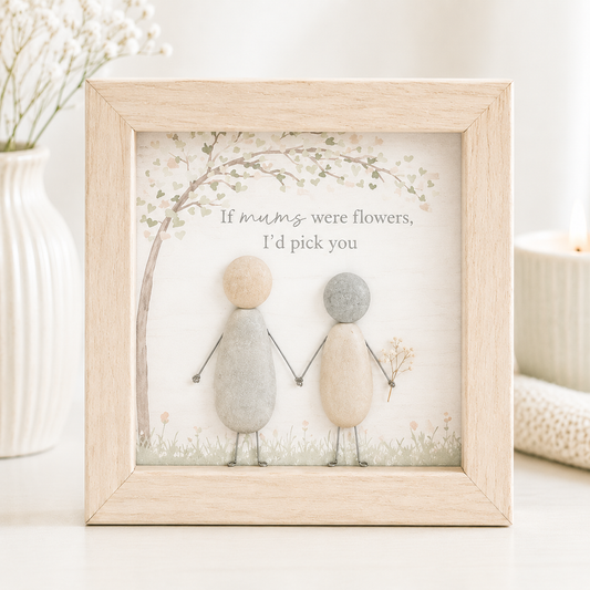 Sentiment Pebble Plaque For Mum