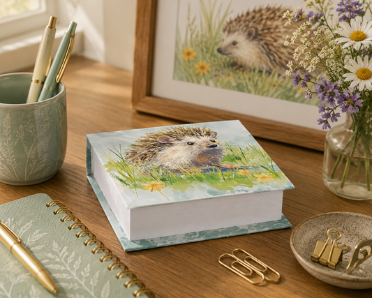 Note Block – The Wildlife  Hedgehog Meadow Desk Memo Pad
